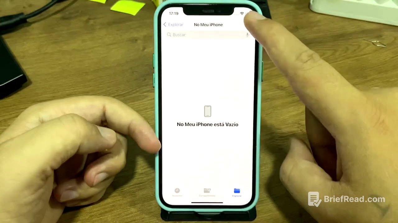 Gerenciador de arquivos do iPhone 12