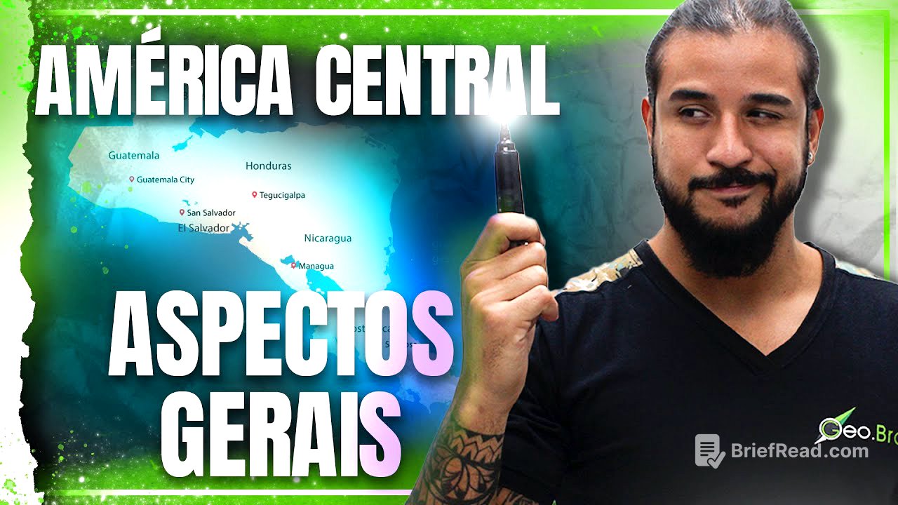 AMÉRICA CENTRAL: ASPECTOS GERAIS - GEOBRASIL {PROF. RODRIGO RODRIGUES}