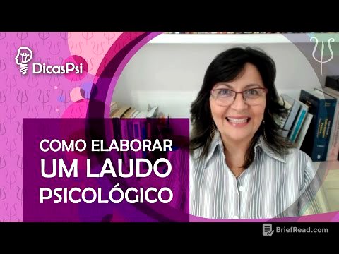 #DicasPsi - Como Elaborar um Laudo Psicológico