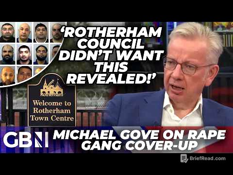Michael Gove CONFIRMS Attempted Grooming Gangs Cover-up by Whitehall Officials