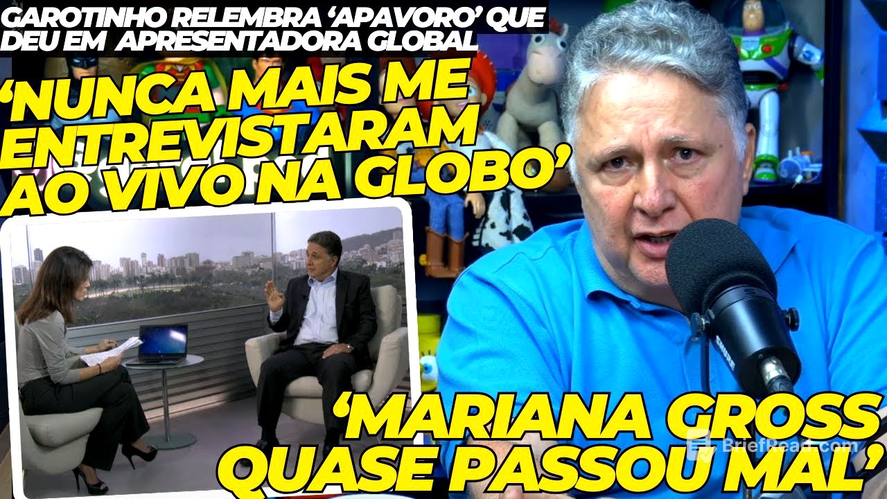 'Falei da Globo dentro da Globo e nunca mais me entrevistaram ao vivo lá', se diverte Garotinho