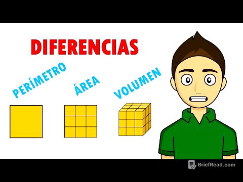 DIFERENCIAS PERÍMETRO, ÁREA Y VOLUMEN Super Fácil  - Para principiantes