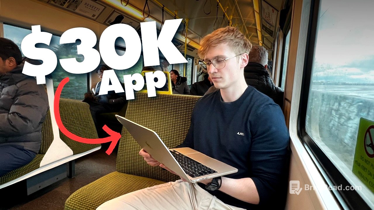 I used Cursor to build an app on the train, made $30K, and quit my job.