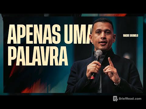 Apenas Uma Palavra | Pr. Raique Carmelo | Ao Vivo Na Get Church Floripa