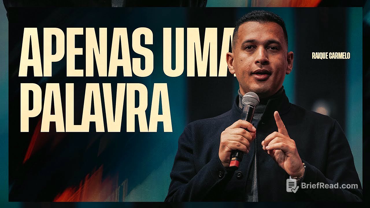 Apenas Uma Palavra | Pr. Raique Carmelo | Ao Vivo Na Get Church Floripa