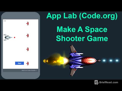 App Lab (Code.org) 🚀 Space Shooter Game 🚀 Tutorial