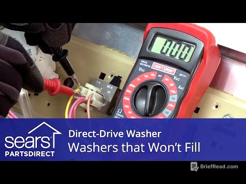 Top-Load Washer Won’t Fill: Troubleshooting Direct-Drive
