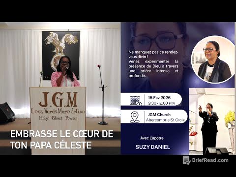 Embrasse le cœur de ton Papa Céleste Servante Suzy DANIEL 