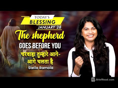 The shepherd goes before you | Stella Ramola | Today's Blessing