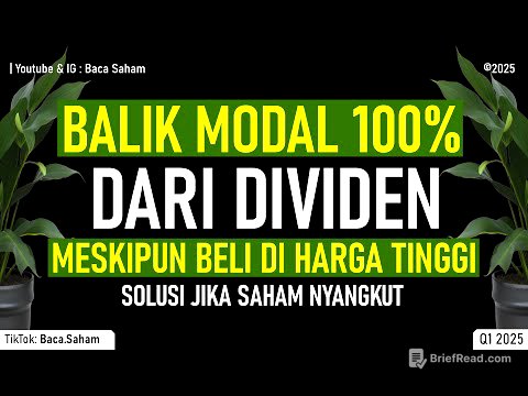 Balik Modal 100% dari Dividen Meski Beli di Harga Tertinggi (All Time High)