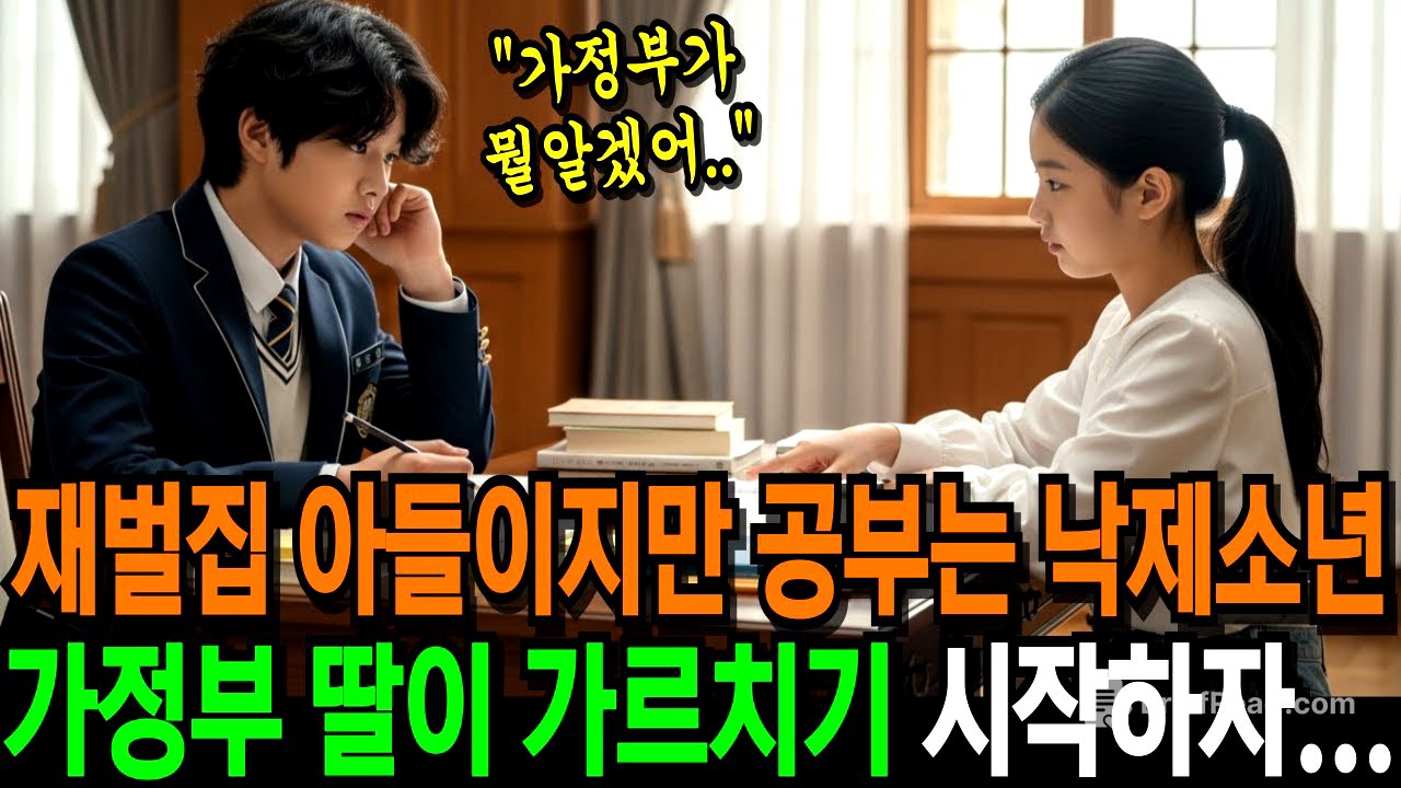 재벌집 아들이지만 공부는 낙제 소년은, 가정부의 딸이 가르치기 시작하자.. | 반전사연 | 인생사연 | 오디오북