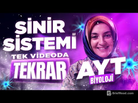 1) Sinir Sistemi FULL TEKRAR + Son 5 Yılın ÖSYM Analizi | AYT Biyoloji YKS 2026