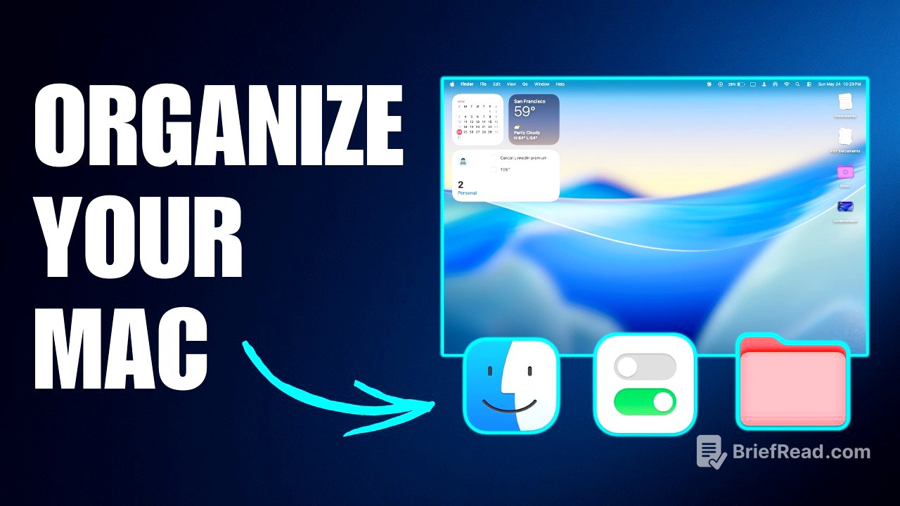 How to Organize Your Mac Like a PRO! (macOS Guide)