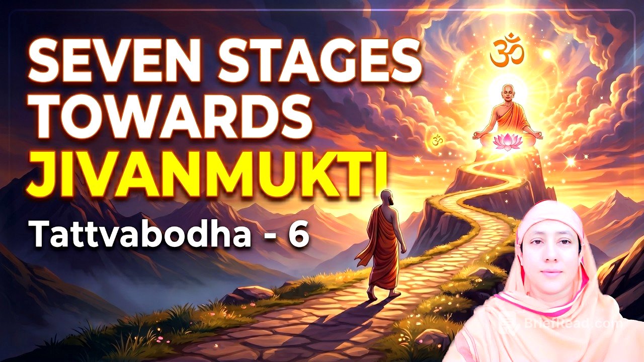 Seven Stages Towards Jivanmukti - Pravrajika Divyanandaprana | Tattvabodha - 6
