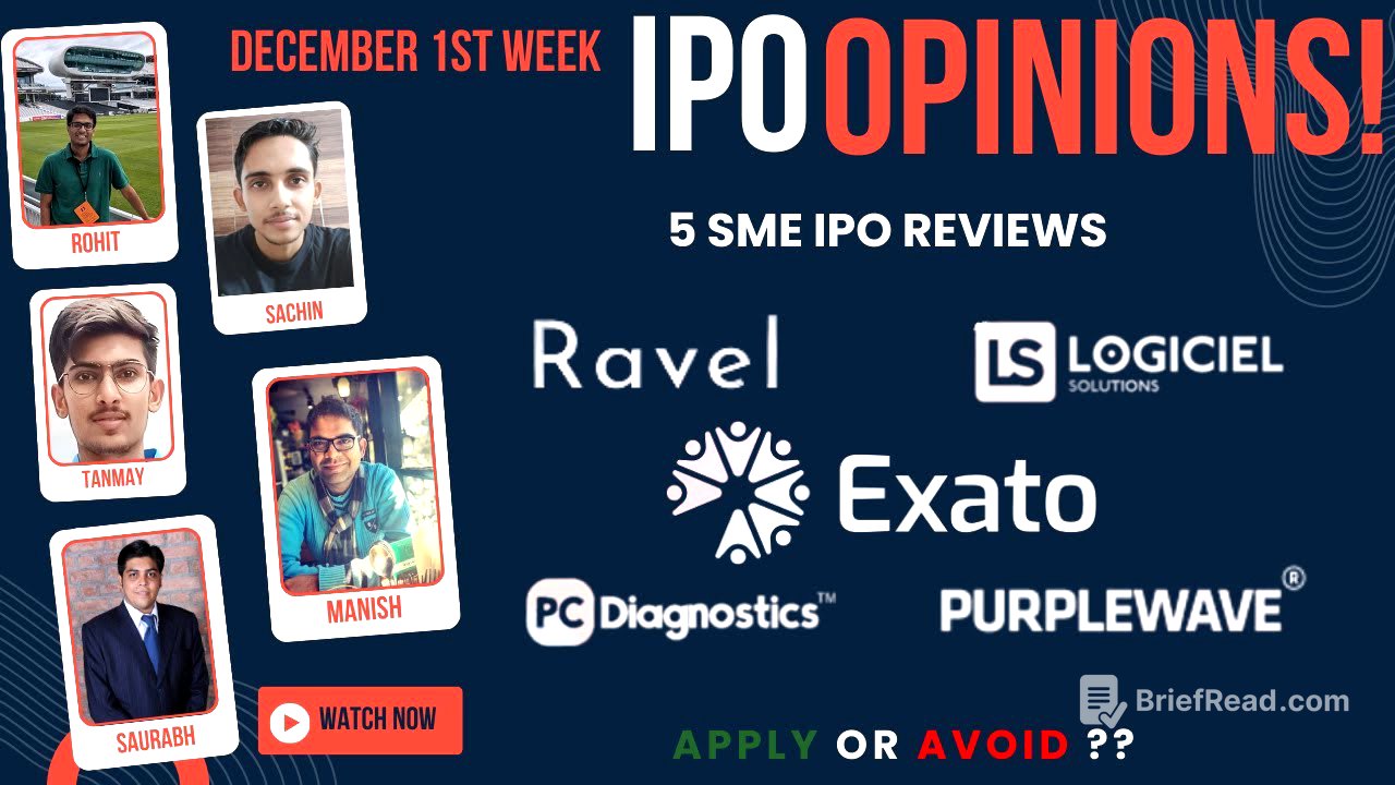 Exato Tech, Ravelcare, Invicta & other Dec 1st week SME IPOs - Apply/Avoid? Primary Market Chatter