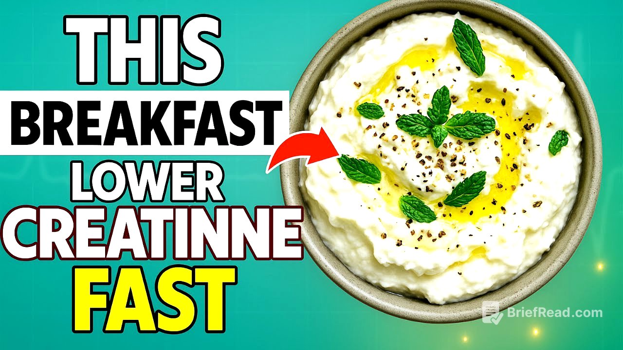 Top 5 Breakfasts to Lower Creatinine & Protect Your Kidneys.