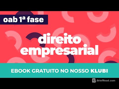 Direito Empresarial | OAB - Sociedade Limitada I | CURSO GRATUITO