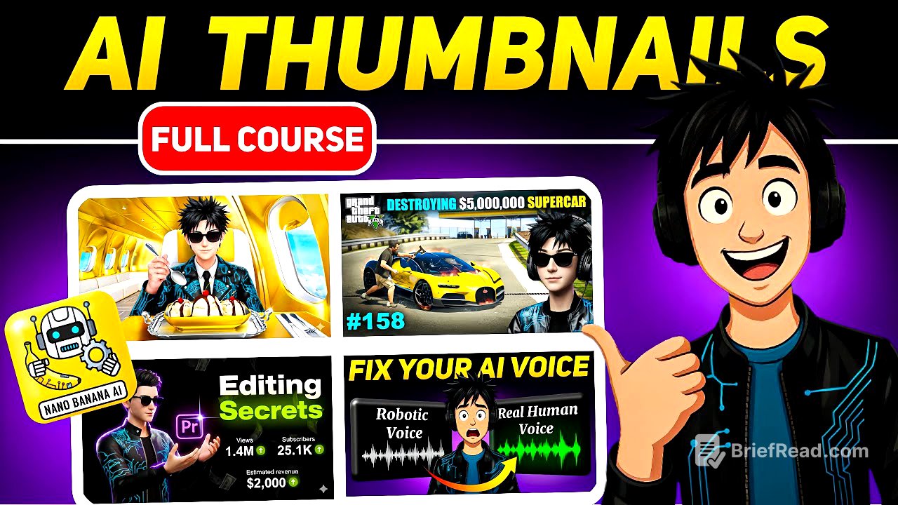 Create High Quality Youtube Thumbnails In 1 Minutes | Nano Banana 🍌 (FREE)