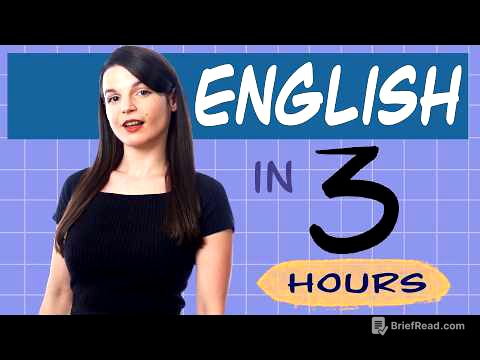 Learn English in 3 Hours - ALL You Need to Speak English