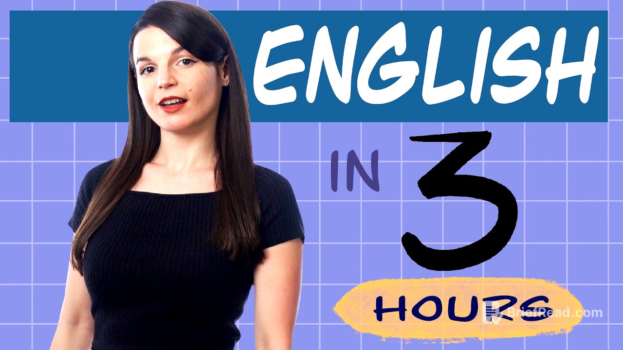 Learn English in 3 Hours - ALL You Need to Speak English