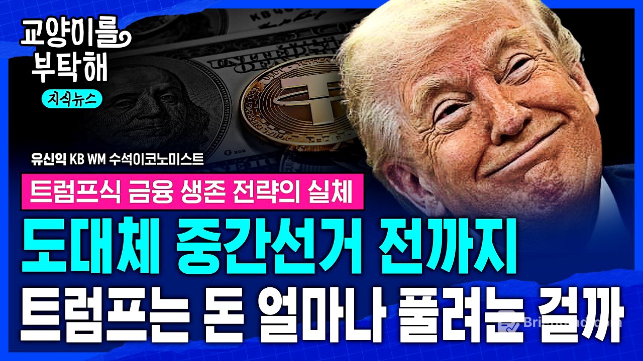 [지식뉴스] "엉망진창, 진짜 충격은 이제 시작"..대체 중간선거 전까지 트럼프는 돈 얼마나 풀려는 걸까, 트럼프식 금융 생존 전략의 실체 (ft.유신익 박사) / 교양이를 부탁해