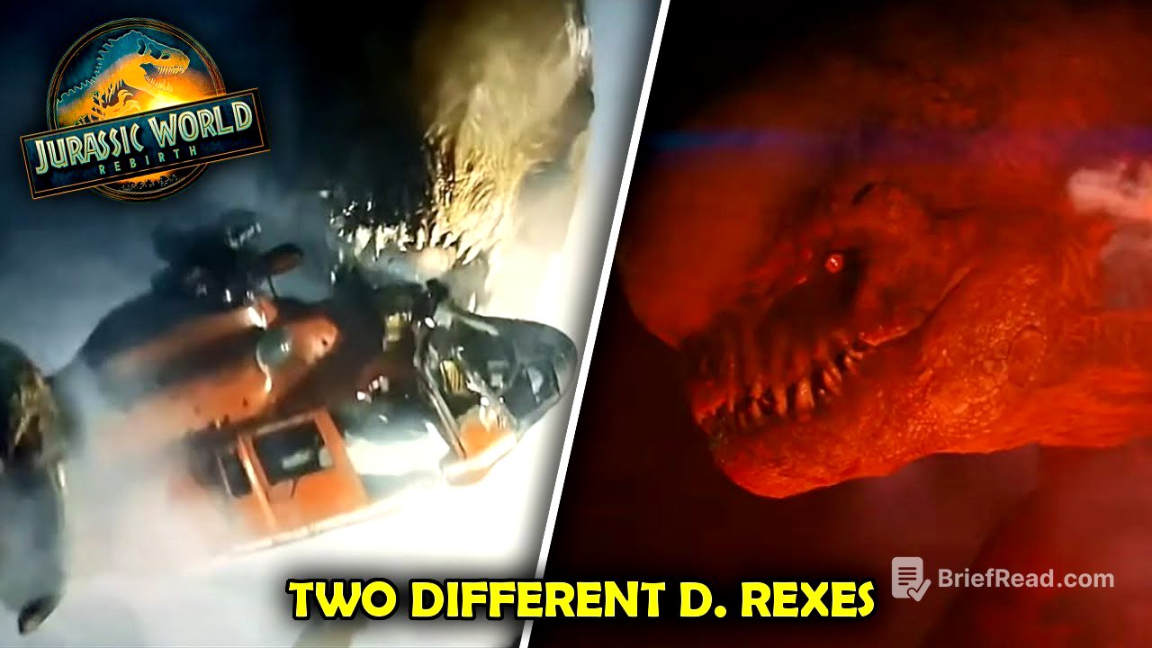 THERE WERE 2 D.REXES IN JURASSIC WORLD REBIRTH?!