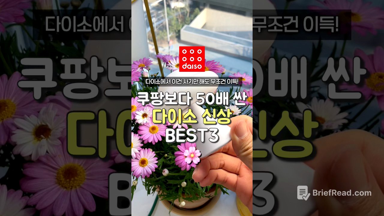 쿠팡보다 50배 싼 다이소 신상 3가지