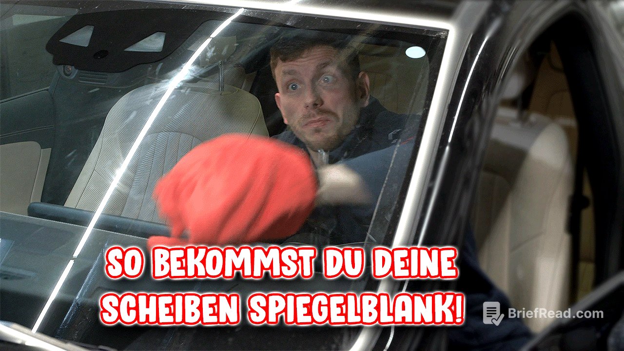 Wie Profis Autoscheiben reinigen – Der Geheimtrick für perfekten Glanz!