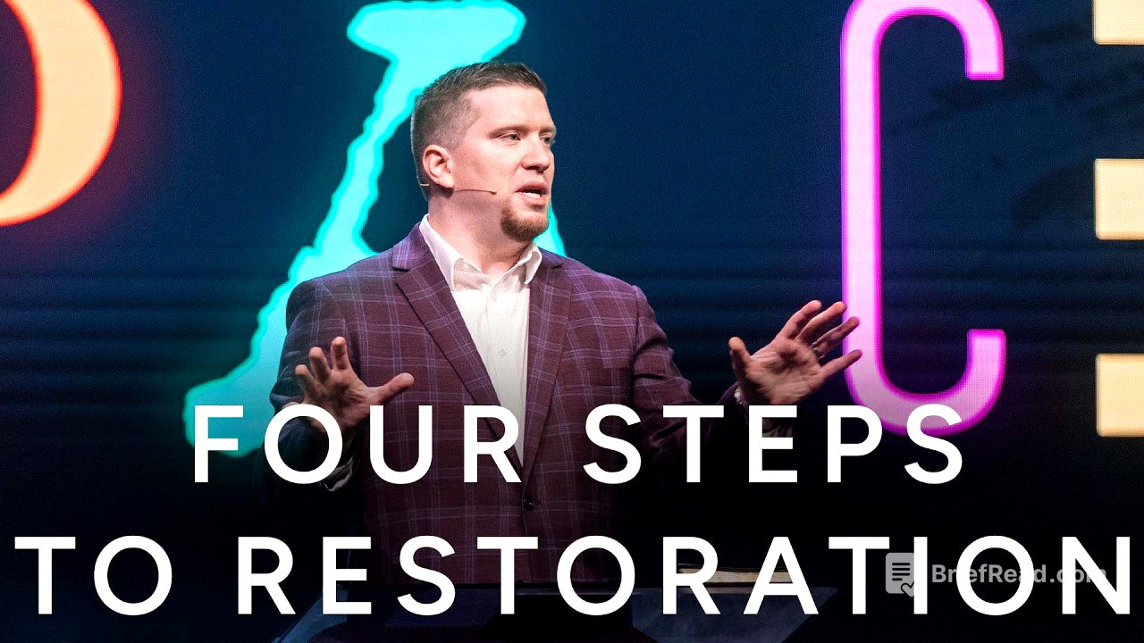 Four Steps to Restoration | Pastor Ethan Boggs | Vibrant Church