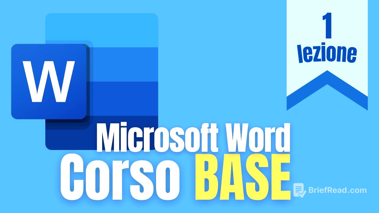 Microsoft Word: Corso Base - Lezione 1