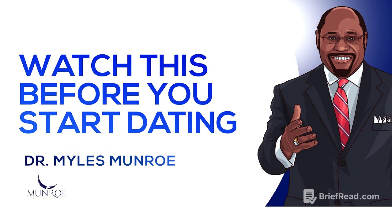 Key Dating Advice From Dr. Myles Munroe You Need To Hear | MunroeGlobal.com