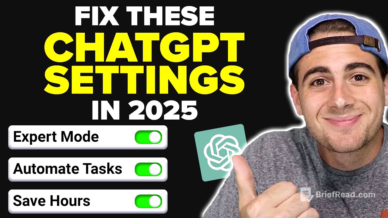 7 ChatGPT Settings You NEED To TURN ON in 2025 (get better responses)