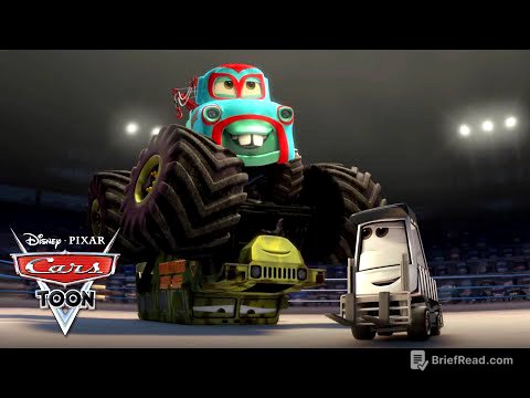 😎 Monster Truck Mater in the Ring! | Cars Toons | Disney Kids