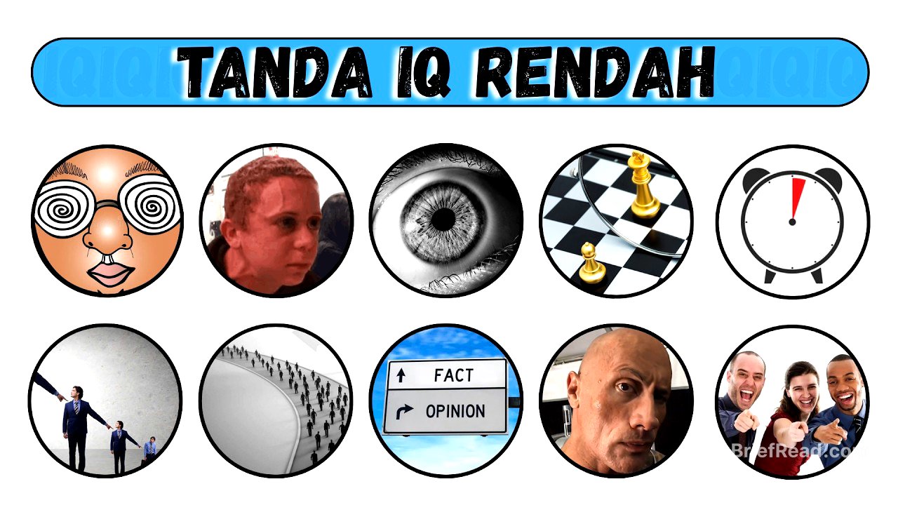 Tanda IQ Rendah Dijelaskan Dalam 9 Menit