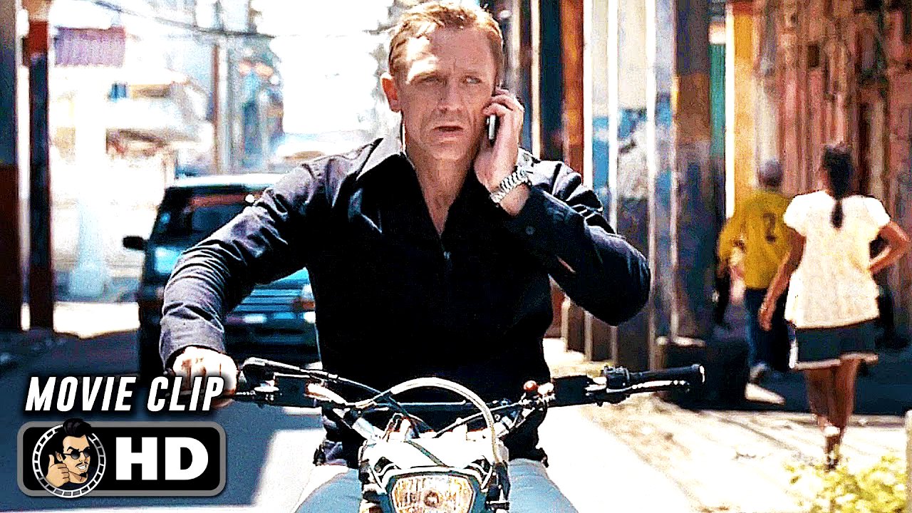 QUANTUM OF SOLACE Clip - "Motorbike Flip" (2008)