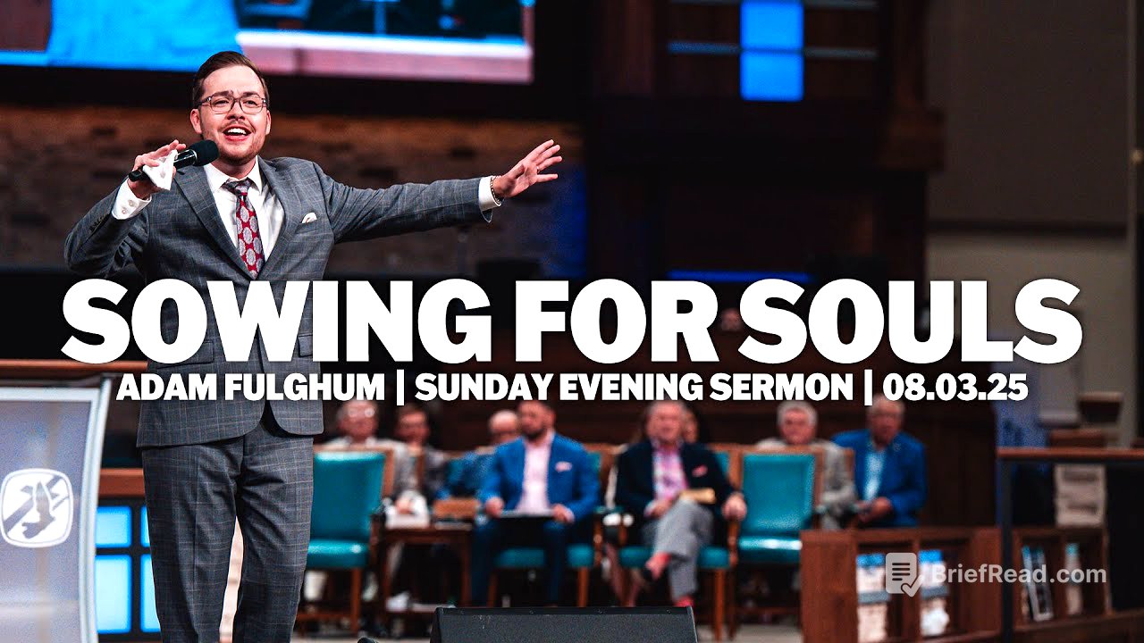 Sowing for Souls | Adam Fulghum | Sunday Evening Sermon