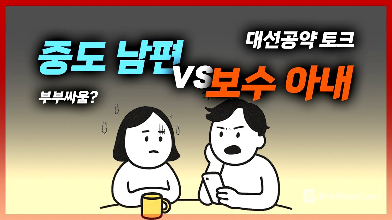중도 남편과 대선 공약 얘기 좀 해봤습니다. (5.12일 이전 자료 기반)