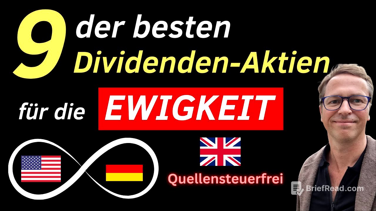 9 der besten Dividenden Aktien für die Ewigkeit | Mit quellensteuerfreien Aktien aus UK