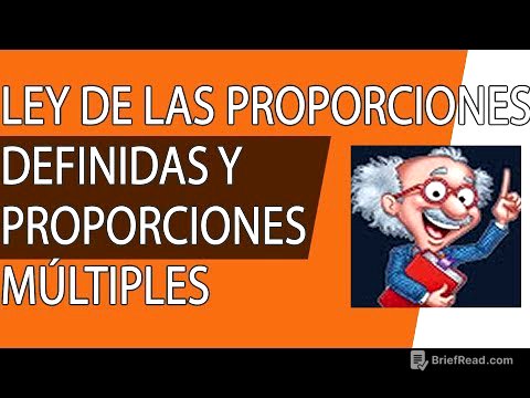 Ley de las Proporciones definidas y proporciones múltiples. Química de 1º de bachillerato.