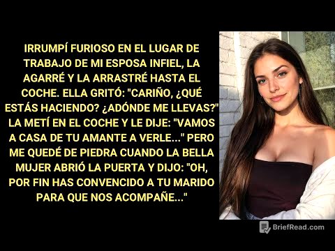 Irrumpí en el lugar de trabajo de mi esposa infiel y la llevé al coche me preguntó ¿Qué está pasando
