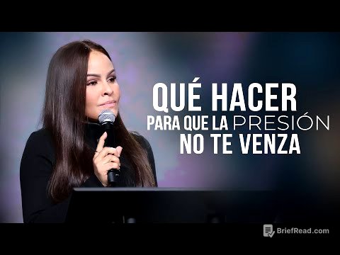 ¿QUÉ HACER PARA QUE LA PRESIÓN NO TE VENZA? - Pastora Yesenia Then