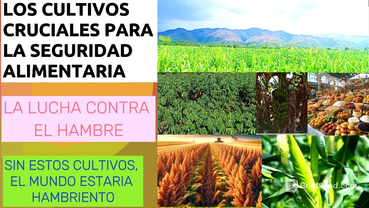 Los Cultivos que Garantizan  la seguridad Alimentaria del mundo.