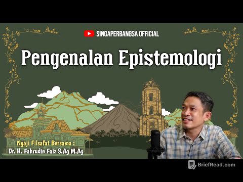 Epistemologi | Ngaji Filsafat 02 | Dr. H. Fahrudin Faiz S.Ag M.Ag