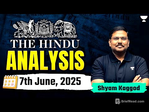 The Hindu Newspaper Analysis | 7th June | UPSC Current Affairs Today | Shayam Kaggod