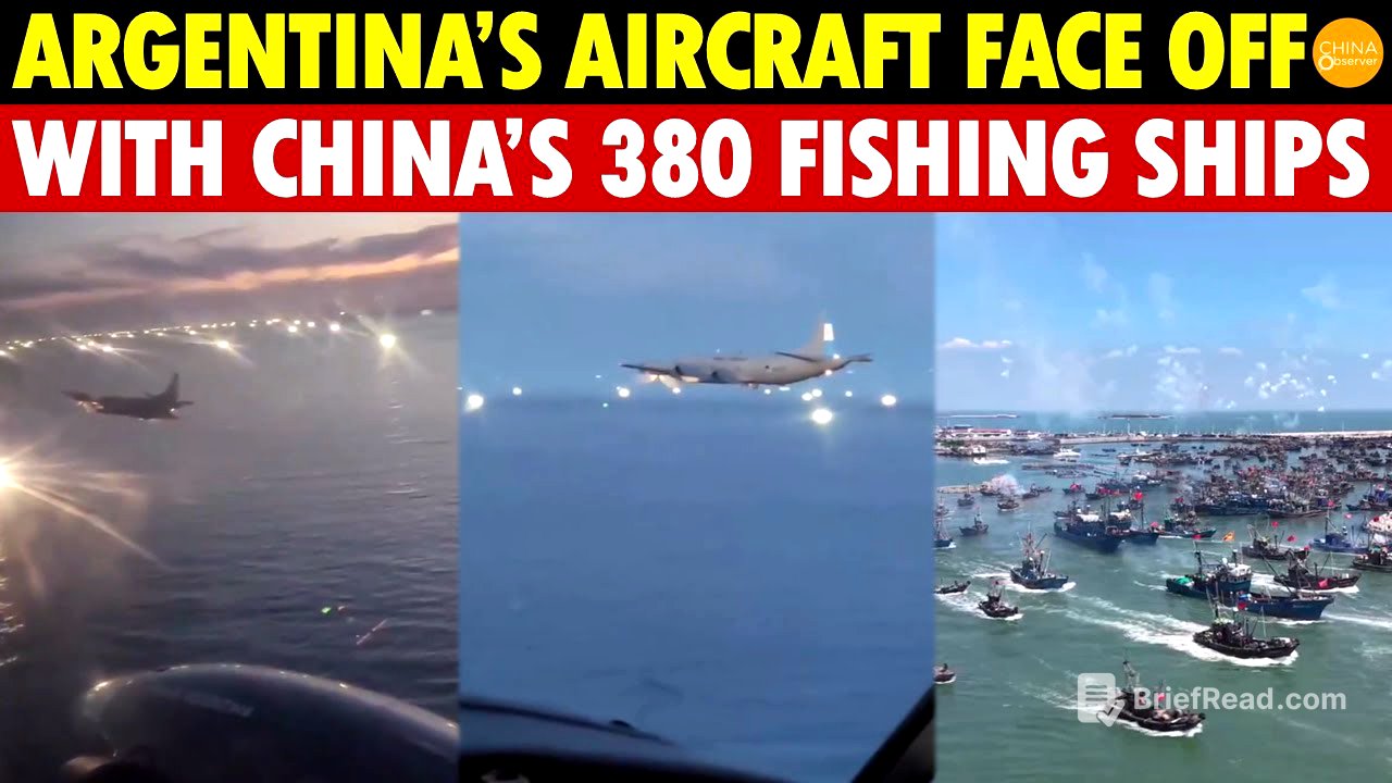 Argentina’s Navy Aircraft Face Off with China’s 380 Fishing Ships in a Night Standoff