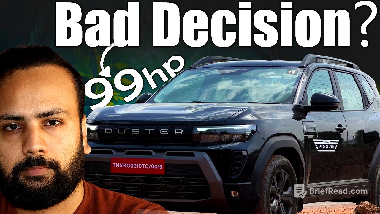 Everyone Has 1.5L Engines, Duster Only 1.0L & 1.3L - Makes Sense?
