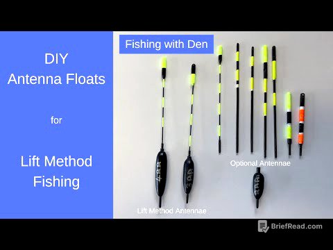 DIY Antenna Float for Lift Method Fishing