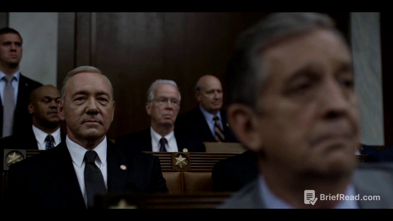House of Cards SEO5E1 Parliamentary Debate with the US President