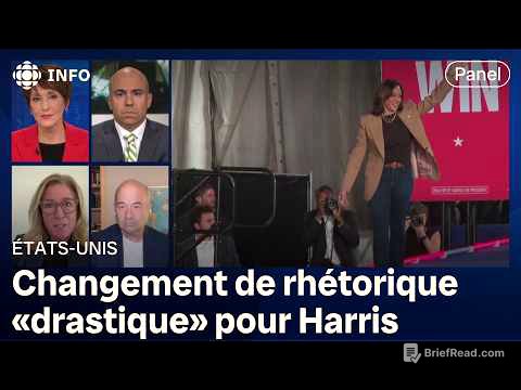 Panel américain : une fin de campagne difficile pour Kamala Harris