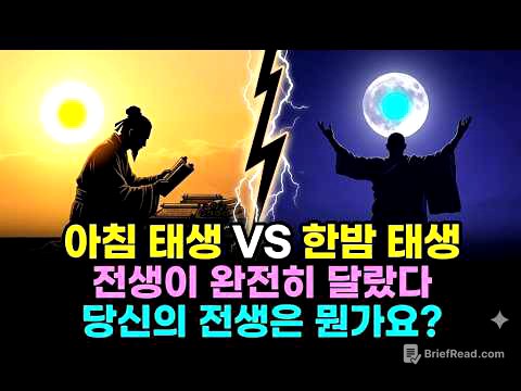 태어난 시간만 알면 전생 직업이 보입니다 | 새벽에 태어나신 분들 꼭 보세요
